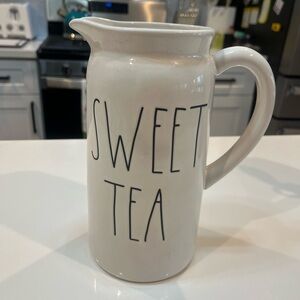 Rae Dunn Cream Sweet Tea Pitcher